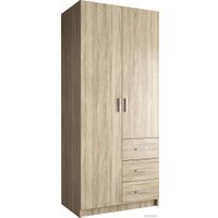 Шкаф распашной Евва УН-02-03/S (дуб сонома)