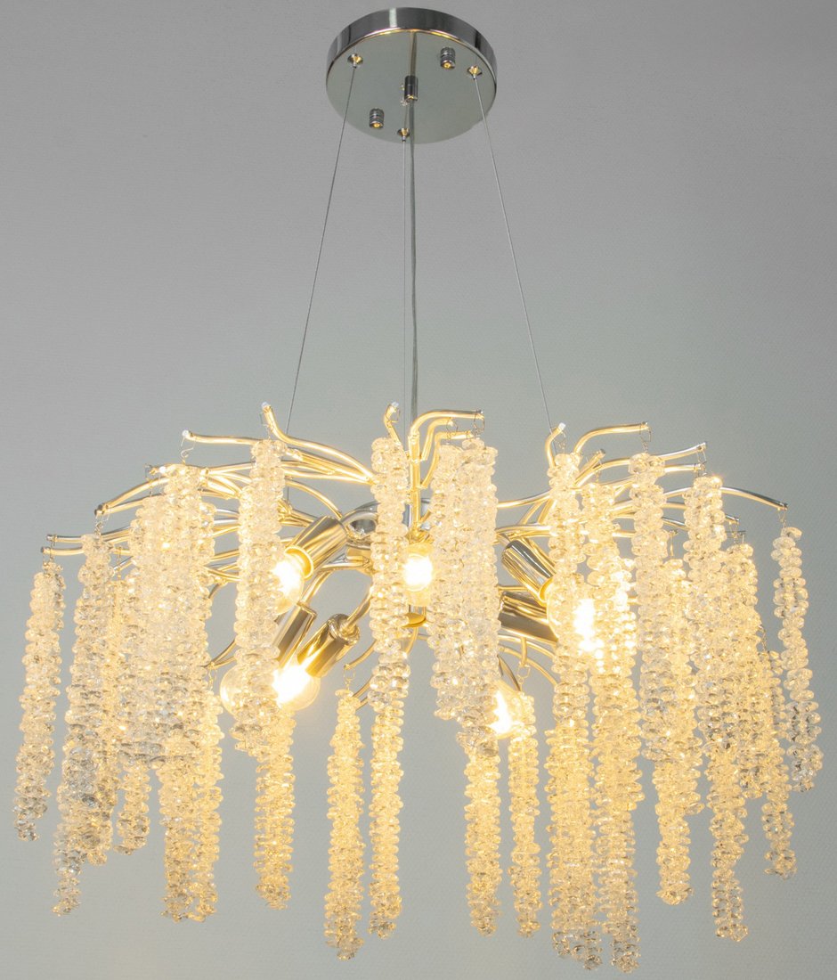 

Подвесная люстра BayerLux Amalia 10536645 (серебристый)