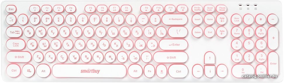 Клавиатура SmartBuy One 328 (белый)