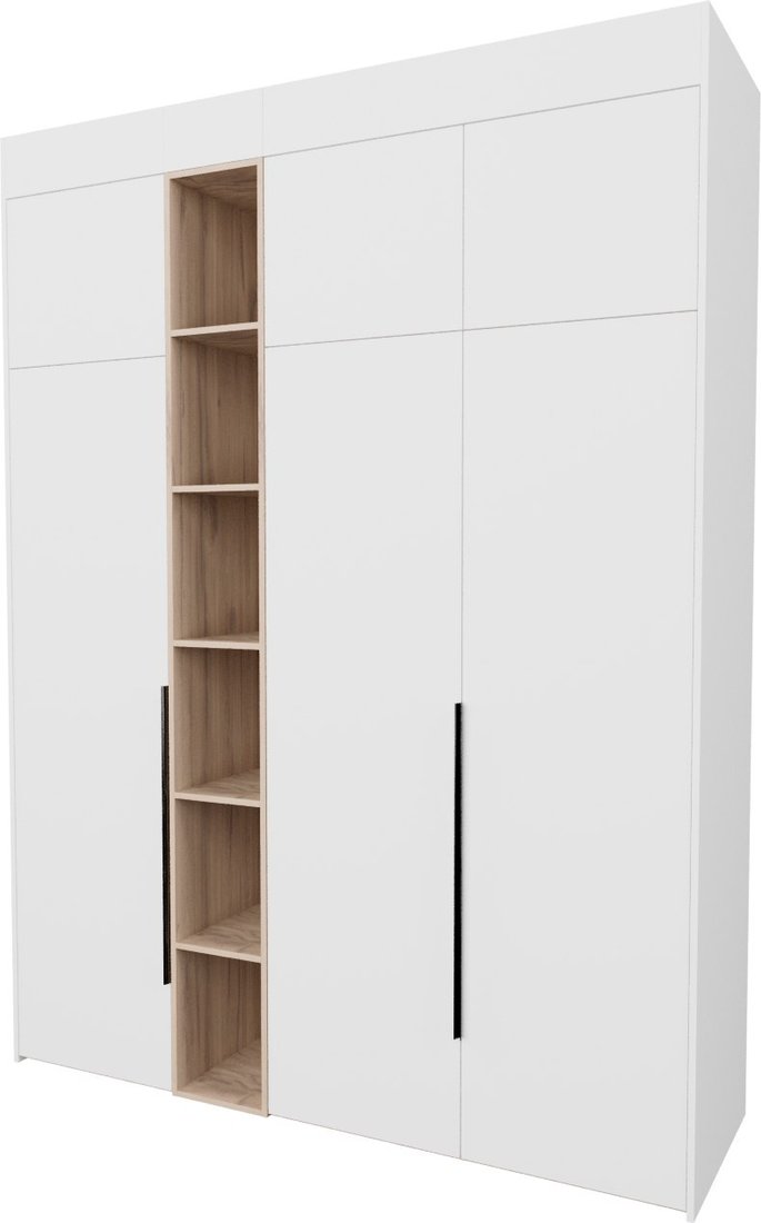 

Шкаф распашной Рэйгрупп Рэй S245-В7-1-EBЕ В7-1 (дуб элисон/белый премиум)