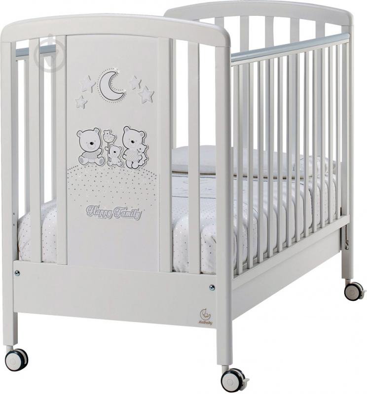 

Классическая детская кроватка Italbaby Happy Family Strass 070.0700-0005 (белый)