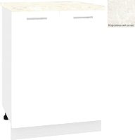 

Шкаф напольный Кортекс-мебель Корнелия Лира НШ60р (белый/королевский опал)