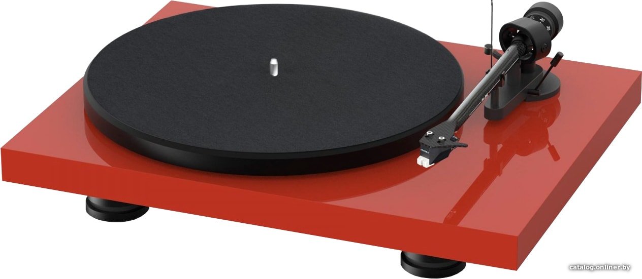 Виниловый проигрыватель Pro-Ject Debut Carbon EVO (красный глянец)
