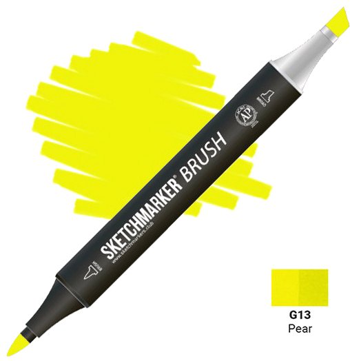 

Маркер художественный Sketchmarker Brush Двусторонний G13 SMB-G13 (груша)