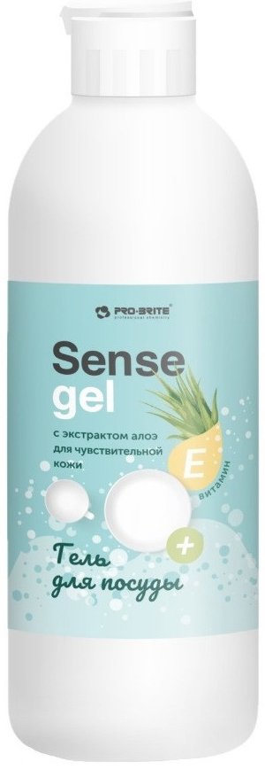

Средство для мытья посуды Pro-Brite с витамином Е и экстрактом Алоэ Sense Gel 1630-05