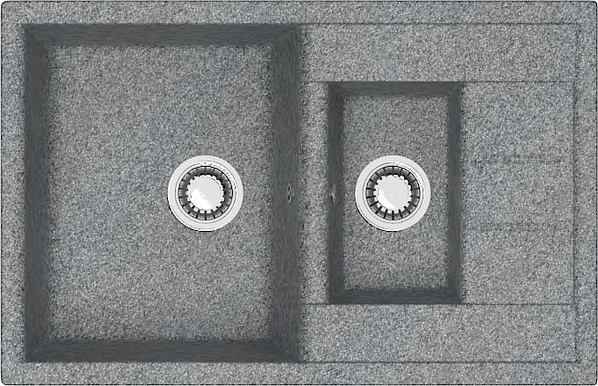 

Кухонная мойка MARRBAXX Карельский камень модель 20/Q8 (темно-серый)
