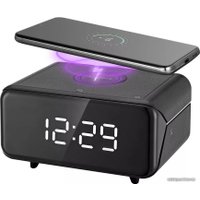 Настольные часы с беспроводной зарядкой Kitfort КТ-3353