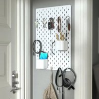 Органайзер для хранения Swed House с перфорированной доской 64.02.7140 (белый)