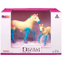 Набор фигурок Masai Mara Мир фэнтези. Семья желтых сказочных лошадей MM206-426