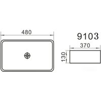 Умывальник Axus 9103 P-062 9103P-062
