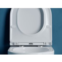 Унитаз подвесной Ceramica Nova Vogue CN4008T (белый, с креплением и сиденьем)