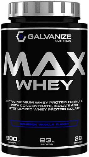 Протеин сывороточный (концентрат) Galvanize Max Whey (ваниль, 900г)