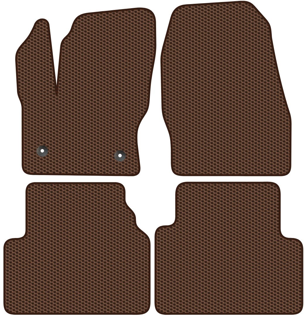 

Комплект ковриков для авто Alicosta Ford Kuga II (suv / CBS) 2013 - 2017 (коричневый, сота)