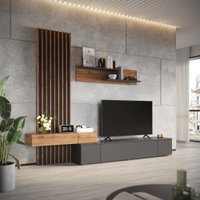 Шкаф-купе Империал Риана 2.5м (вотан/антрацит) в Бресте