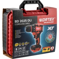 Дрель-шуруповерт Wortex BD 2025 DLi 1329837 (с 2-мя АКБ, кейс)