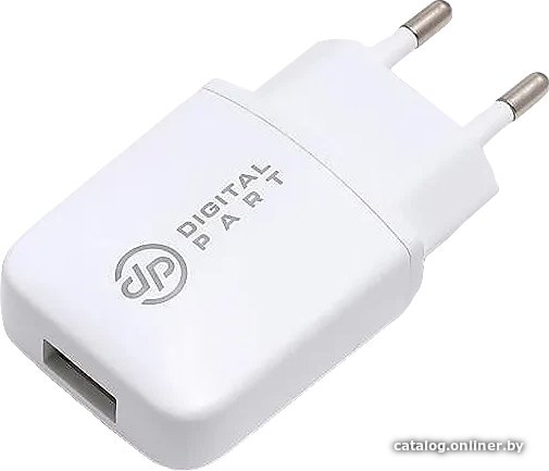 Сетевое зарядное Digital Part P20 Plus (с кабелем microUSB)