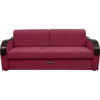 Диван Сириус Лидер-1 НПБ (Eva 16 велюр темно-красный)