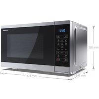 Микроволновая печь Sharp YC-MS252AE-S