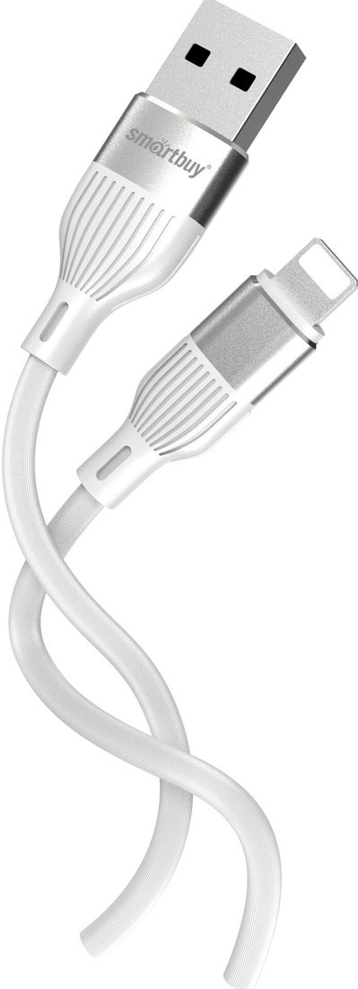 Кабель SmartBuy S27 iK-512-S72 USB Type-A - Lightning (1 м, белый)