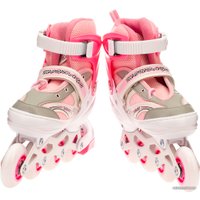 Роликовые коньки Favorit 8101-S-PN (р. 30-33)