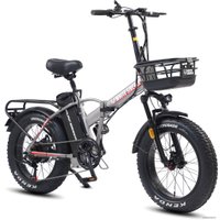 Электровелосипед White Siberia Slav Pro (матовый серый)