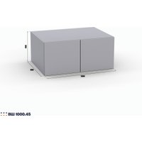 Шкаф распашной Кастанье Модерн ВШ1000.45 (серый шифер)