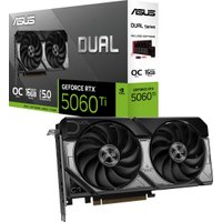 Видеокарта ASUS Dual GeForce RTX 5060 Ti 16GB GDDR7 OC Edition DUAL-RTX5060TI-O16G