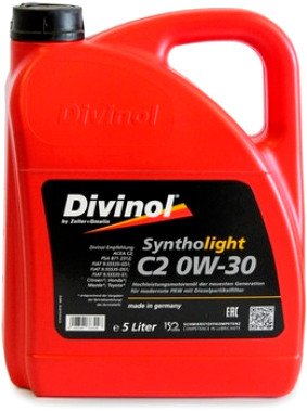 

Моторное масло Divinol Syntholight C2 0W-30 5л
