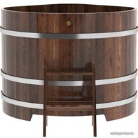 Купель Bentwood Угловая из мореной лиственницы (1.19x1.2 м)