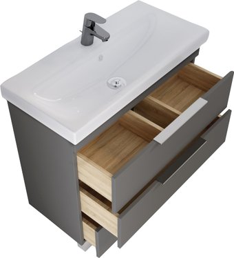 1Марка Тумба под умывальник Gaula 80Н 3я У92547 (черный)