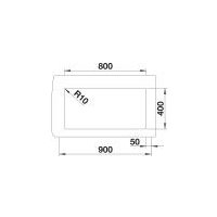 Кухонная мойка Blanco Subline 800-U 527174 (мягкий белый)