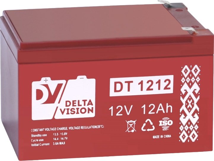 

Аккумулятор для ИБП Delta Vision DT 1212 F2 (12В/12 А·ч)