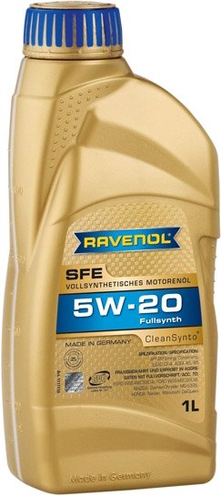 

Моторное масло Ravenol SFE 5W-20 1л