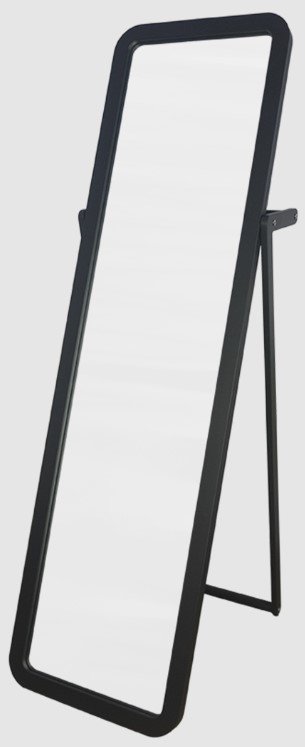 

Зеркало Teroto Хавеа В 47x170 (черный шелк)