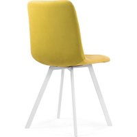 Стул Notta Чилли (белый/горчичный)