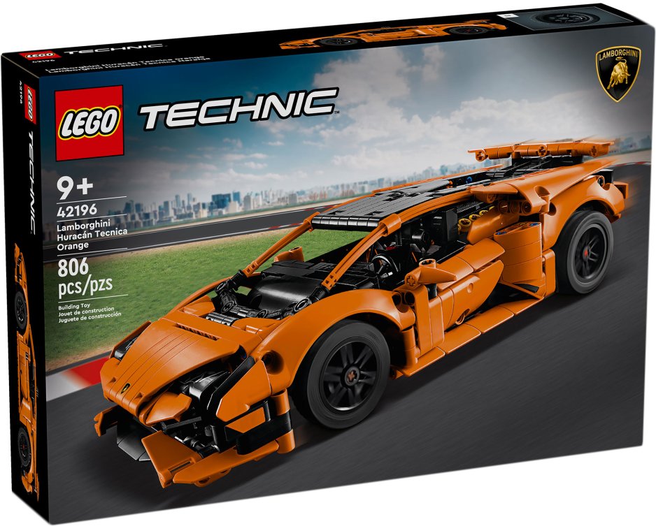 

Конструктор LEGO Technic 42196 Lamborghini Huracan Tecnica Orange