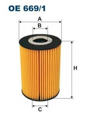 

Масляный фильтр Filtron OE6691