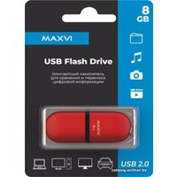 USB Flash Maxvi SF 8GB (красный)