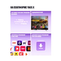 Телевизор Яндекс ТВ Станция Бейсик с Алисой 50 YNDX-00075