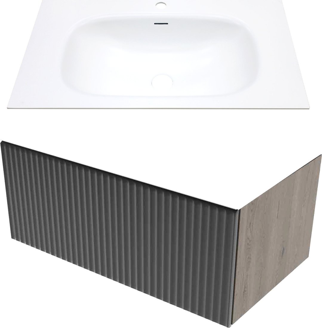 

ЗОВ Тумба с умывальником Кито 80 K80TS0MFLPM-M115W80 (флавио лиони)