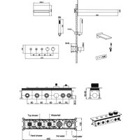 Душевая система  Boheme Fusion 131-G (золото) в Солигорске