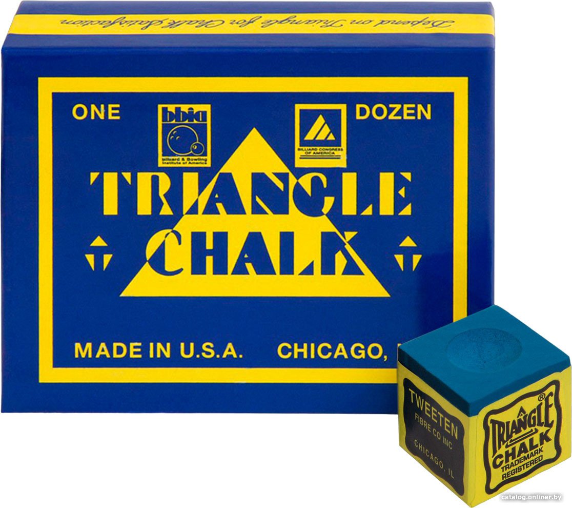 Мел  Tweeten Triangle 200 (12 шт, синий)