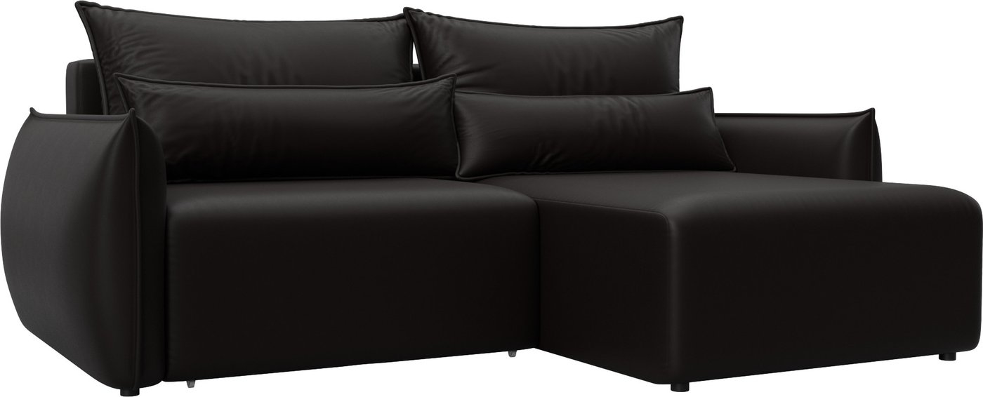 

Угловой диван Лига диванов Лига-051 НПБ универсальный 129887 (экокожа Grifon 12 коричневый)