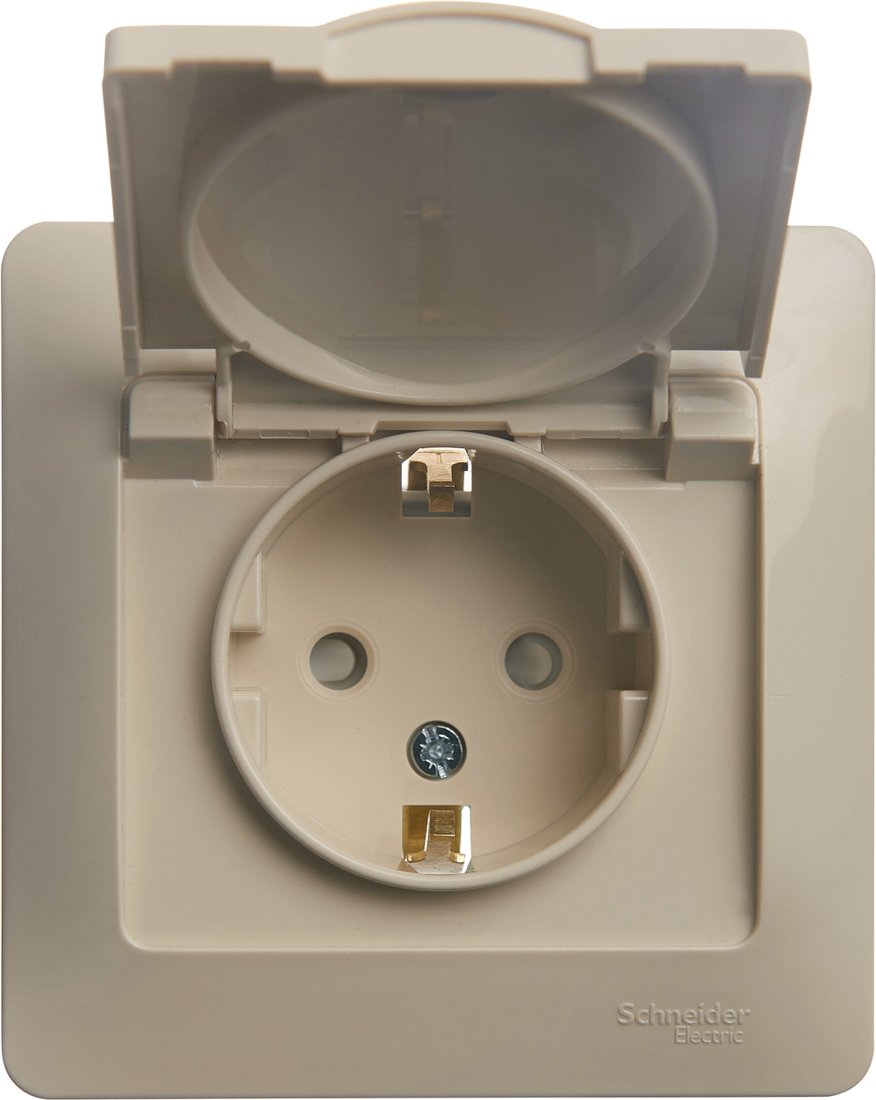 

Розетка Schneider Electric Glossa GSL000246 (бежевый)