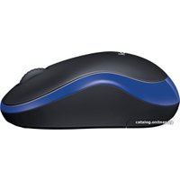 Мышь Logitech M186 (черный/синий)