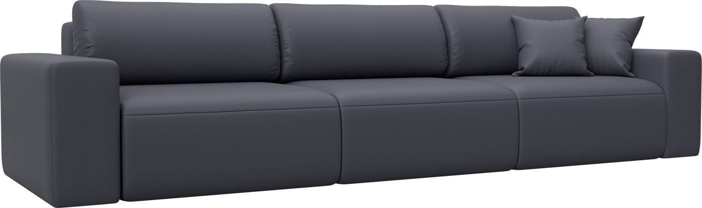 

Диван Лига диванов Лига-036 НПБ Классик Лонг 127673 (экокожа Grifon 15 серый)