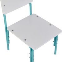 Детский стул Фея Мой малыш 0002742.31 (белый/лазурный)