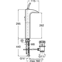 Смеситель Roca Evol 5A3449C00