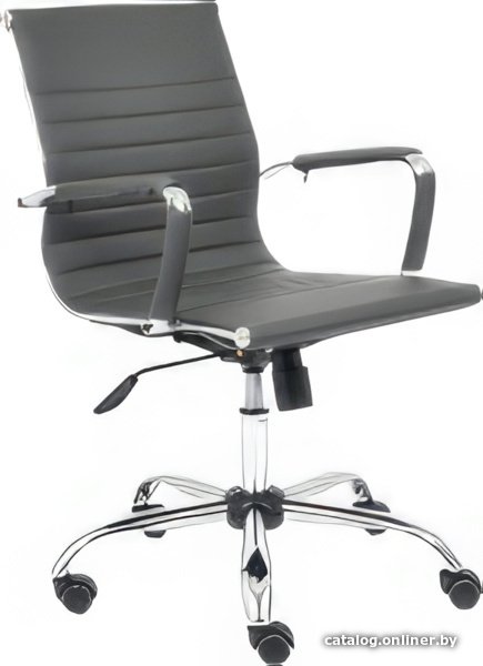 Офисное кресло TetChair Urban-Low (кожзам, металлик)