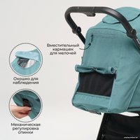 Коляска прогулочная «книга» Bubago Bass Light (черный)